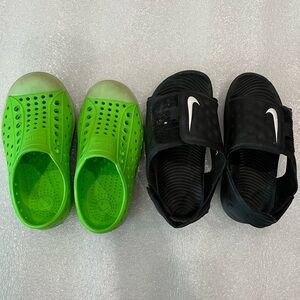 [8C/9C]Boy Summer 2 Pairs Sandal- Nike and Native